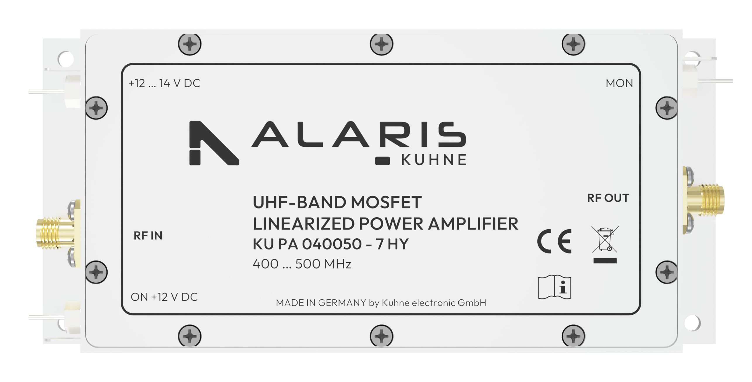 MOSFET Power Amplifier, 400 ... 500 MHz, 7 W (KU PA 040050 - 7 HY)